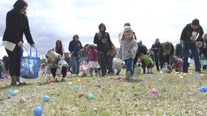 Potret Serunya Berburu Telur Paskah