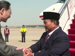 Prabowo Tiba di China Penuhi Undangan Xi Jinping