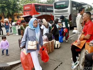 17 Ribu Orang Tinggalkan Jakarta Naik Bus Saat Puncak Mudik