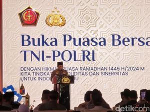 Kapolri di Acara Buka Puasa Bersama TNI-Polri: Berkumpul Perkuat Sinergitas