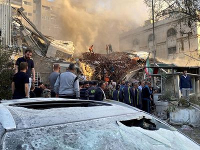 Memanas! Gedung Konsulat Iran di Suriah Hancur Dirudal Israel