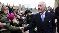 Momen Kemunculan Raja Charles III Setelah Didiagnosis Kanker