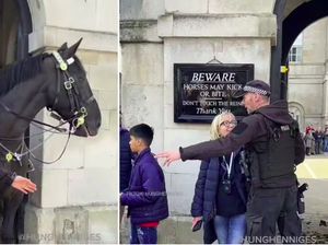 Sebal dengan Turis Nakal, Polisi Bersenjata Istana Buckingham Turun Tangan Sebal dengan Turis Nakal, Polisi Bersenjata Istana Buckingham Turun Tangan