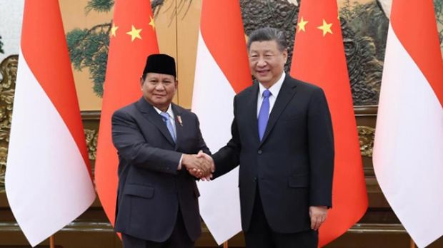 Prabowo Subianto Bertemu Xi Jinping di Beijing
