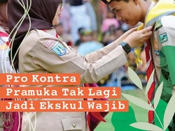 Infografis: Pro Kontra Pramuka Tak Lagi Jadi Ekskul Wajib