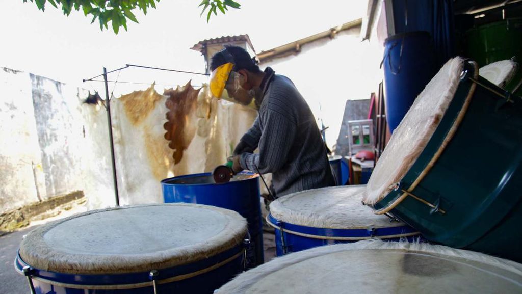 Produksi Beduk Meningkat Jelang Idul Fitri Produksi Beduk Meningkat Jelang Idul Fitri