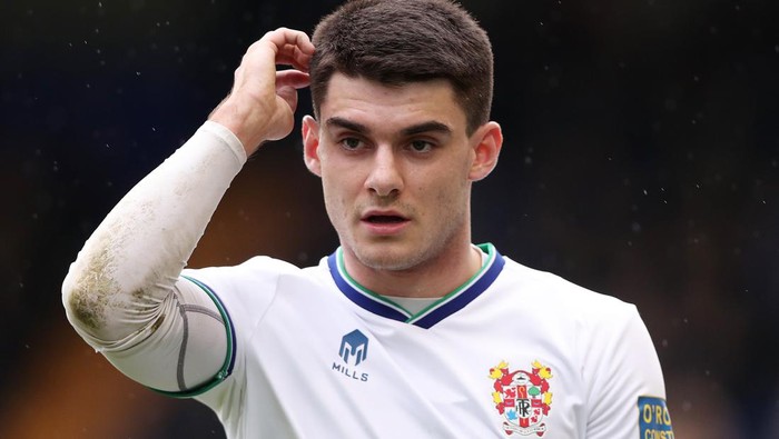 Tranmere Rovers Rob Apter during the Sky Bet League Two match at Prenton Park, Birkenhead. Picture date: Saturday February 17, 2024. (Photo by Tim Markland/PA Images via Getty Images)