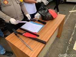 Polisi Telusuri Asal Pedang Baton Sword Pembunuh Penjaga Toko Tangerang