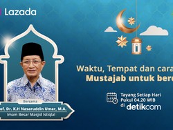 detikKultum Nasaruddin Umar: Pilih Waktu dan Tempat Mustajab agar Doa Terkabul