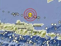 Gempa Kembali Guncang Bawean, Kali Ini Kekuatannya M 5,6