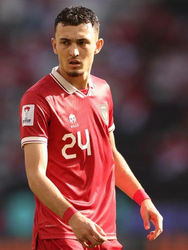  Ivar Jenner of Indonesia looks on during the AFC Asian Cup Round of 16 match between Australia and Indonesia at Jassim Bin Hamad Stadium on January 28, 2024 in Doha, Qatar. (Photo by Robert Cianflone/Getty Images)