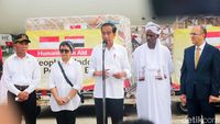 Jokowi Lepas Bantuan untuk Rakyat Palestina dan Sudan