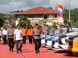 Kapolda Kaltara Pimpin Apel Gelar Pasukan Operasi Ketupat Kayan Tahun 2024