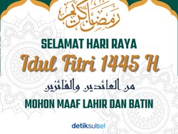 55+ Ucapan Idul Fitri 2024 Terbaru dan Islami untuk Dibagikan Saat Lebaran