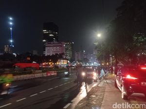 Massa Demo di Patung Kuda Bubar, Lalu Lintas Kembali Normal