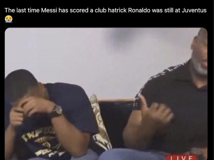 Meme Ronaldo vs Messi