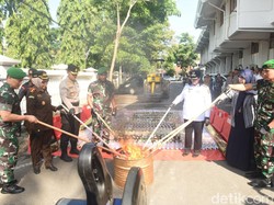 Narkoba-Miras Dimusnahkan Usai Apel Ops Ketupat Semeru di Kota Kediri