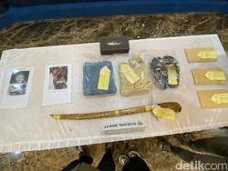 Penampakan Pedang yang Dipakai Pelaku Bunuh Praka Supriyadi