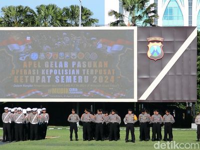 Belasan Ribu Personel Gabungan Siap Amankan Mudik Lebaran di Jawa Timur