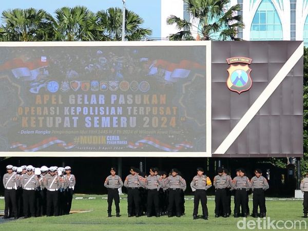 Belasan Ribu Personel Gabungan Siap Amankan Mudik Lebaran di Jawa Timur