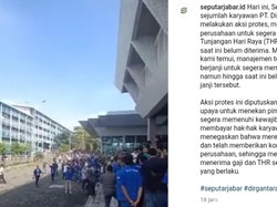 Suara PTDI Usai Viral Karyawan Demo gegara THR
