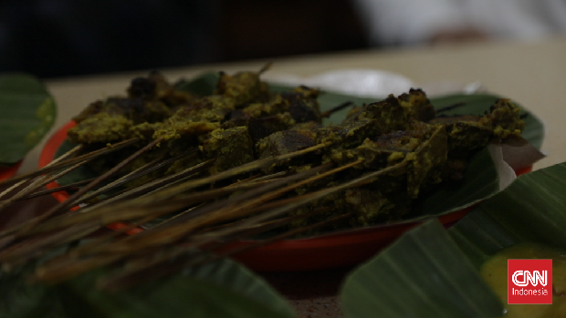 sate danguang-danguang khas payakumbuh, sumatera barat