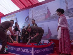 Staf Ahli Jaksa Agung Groundbreaking Masjid Baitul Adli Kejati Sulsel