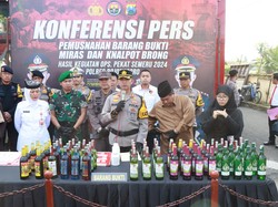 Polres Bojonegoro Bersama Forkopimda Musnahkan Miras dan Narkoba