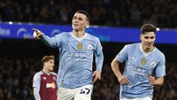 Bantai Aston Villa, Man City Jaga Asa Perburuan Gelar Liga Inggris