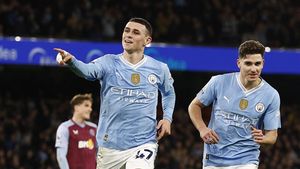 Bantai Aston Villa, Man City Jaga Asa Perburuan Gelar Liga Inggris