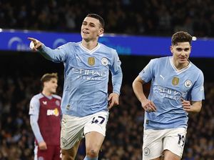 Bantai Aston Villa, Man City Jaga Asa Perburuan Gelar Liga Inggris