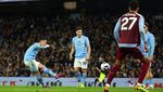 Bantai Aston Villa, Man City Jaga Asa Perburuan Gelar Liga Inggris