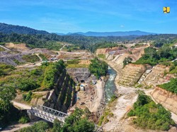 Proyek Bendungan Tiga Dihaji Sumsel Senilai Rp 3,7 T Rampung Akhir 2024