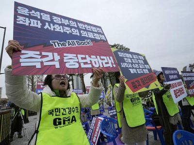 Dokter di Korsel Kembali Demo, Tolak Kebijakan Medis Pemerintah
