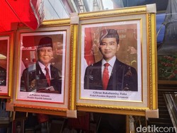 Mulai Ada yang Jual Foto Prabowo-Gibran sebagai Presiden-Wapres