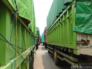 Polda Banten Ungkap Penyebab Kemacetan Truk di Pelabuhan Ciwandan Polda Banten Ungkap Penyebab Kemacetan Truk di Pelabuhan Ciwandan