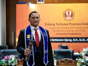Kombes Yade Setiawan Ujung Raih Gelar Doktor, Bahas Disertasi Ini