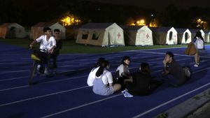 Korban Gempa Taiwan Dievakuasi ke Tenda Pengungsian