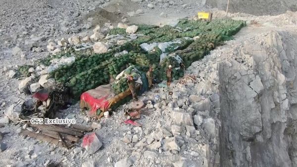 Pekerja Tambang Terjebak di Pegunungan yang Longsor Imbas Gempa Taiwan
