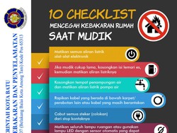 10 Tip Cegah Kebakaran Rumah Saat Ditinggal Mudik