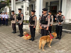 Stasiun di Bandung Turut Dijaga Milo dan Pablo