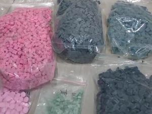 Penampakan Ekstasi Warna-warni Buatan Pabrik Fredy Pratama di Sunter