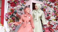 8 Foto Inspirasi Dress Shimmer untuk Baju Lebaran 2024 ala Selebgram Hijab