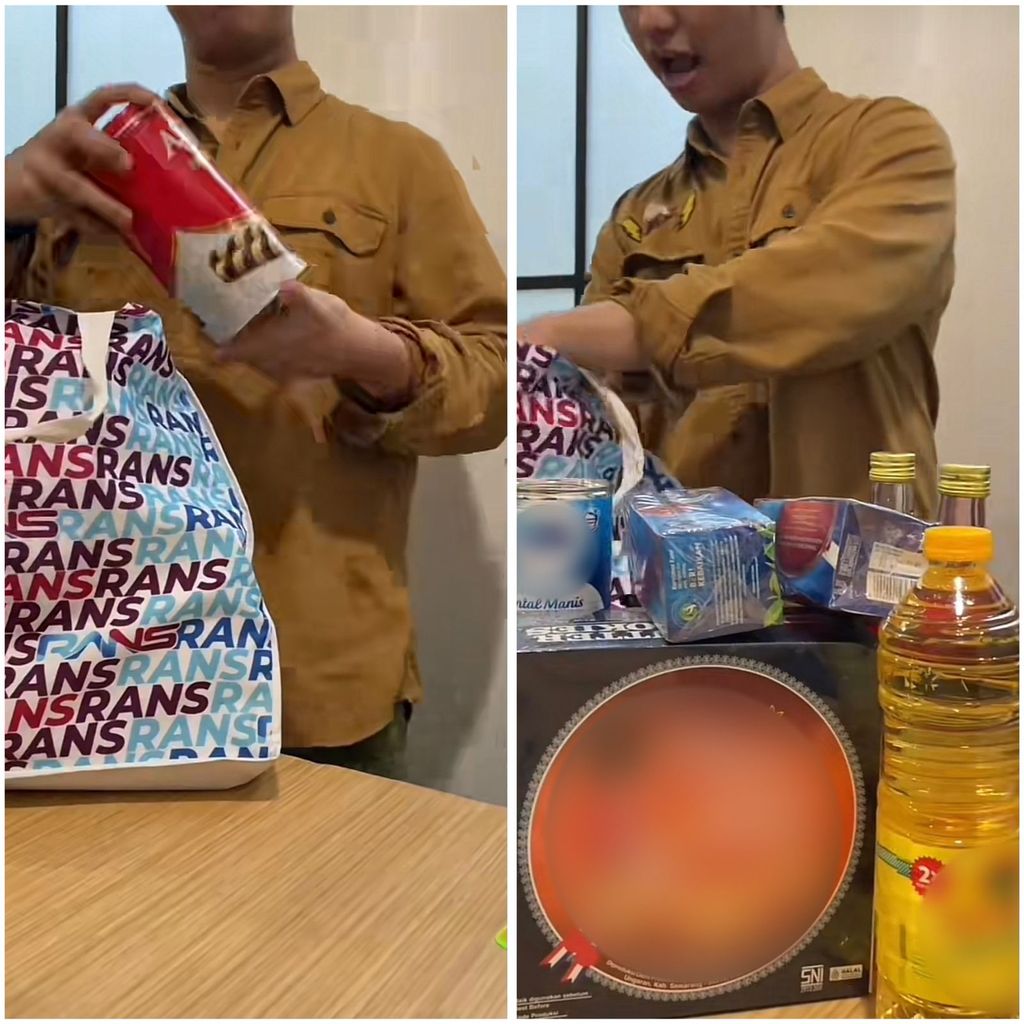 Terbongkar isi hampers dari Raffi Ahmad dan Nagita Slavina untuk karyawannya