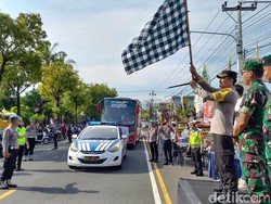 60 Pemudik di Buleleng Dapat Mudik Gratis dari Polisi, Diangkut Dua Bus
