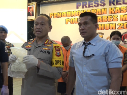 Polisi Gagalkan Peredaran 20 Kg Narkotika Jenis Baru Asal China di Makassar