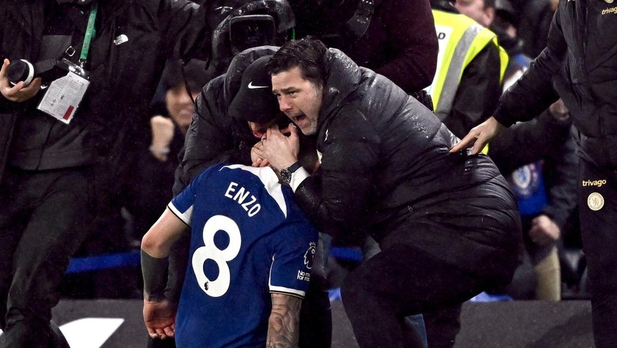 Mauricio Pochettino bukan badut di pinggir lapangan (REUTERS/Dylan Martinez)