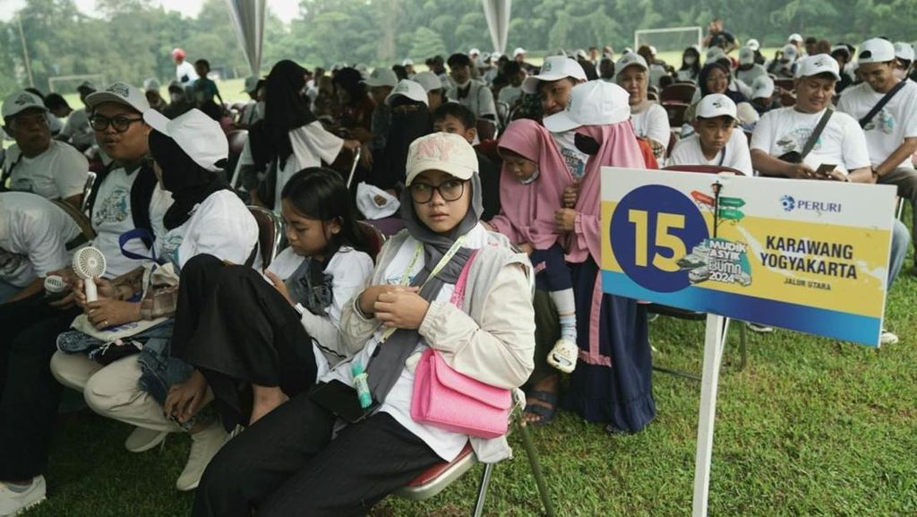 Mudik Gratis Peruri Berangkatkan 700 Peserta ke Jawa Tengah