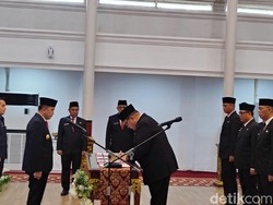 Optimalisasi Kinerja, Pj Gubernur Sumsel Lantik 8 Pejabat Eselon II