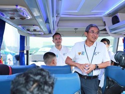 Berangkatkan 86 Bus, Pertamina Dukung Mudik Asyik Bersama BUMN